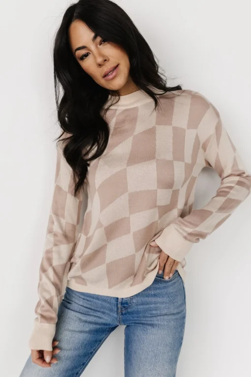 New Travis Checkered Sweater | sweaters