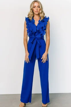 Store Tyra Ruffle Tank Jumpsuit | JUMPSUITS + ROMPERS