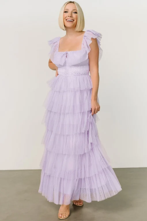 Hot Valora Swiss Dot Tulle Maxi Dress | COMING SOON