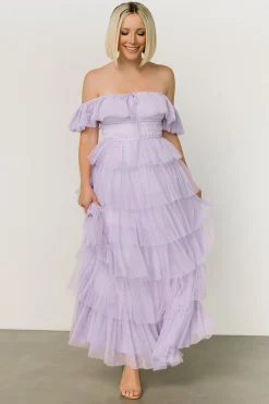 Hot Valora Swiss Dot Tulle Maxi Dress | COMING SOON