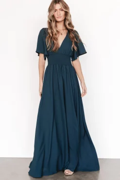 Best Verona Smocked Maxi Dress | WINTER ESSENTIALS