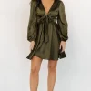 Shop Woodbury Satin Mini Dress | short dresses | WEDDING SUITE