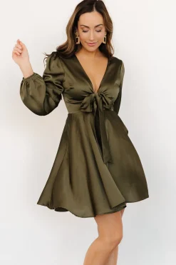 Shop Woodbury Satin Mini Dress | short dresses | WEDDING SUITE