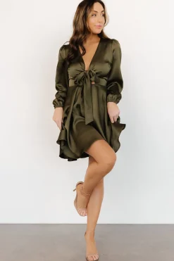 Shop Woodbury Satin Mini Dress | short dresses | WEDDING SUITE