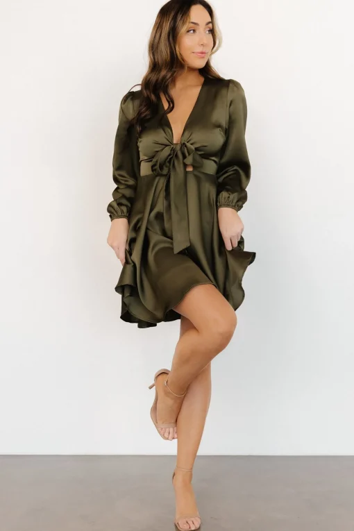 Shop Woodbury Satin Mini Dress | short dresses | WEDDING SUITE